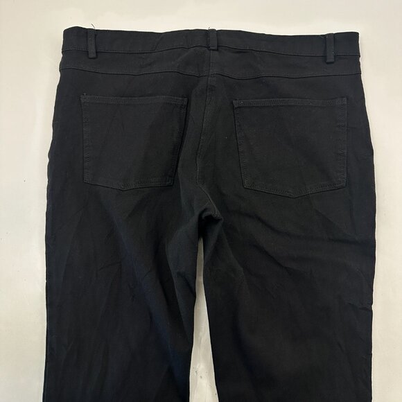 H&M Skinny Women's size 14 Black Knit Chino Pants - Picture 5 of 5